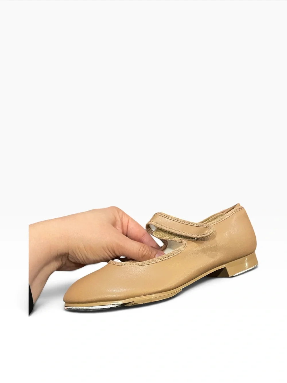 Theatricals Footwear Girls Tap Shoes Tan Kids Size 12.5 W